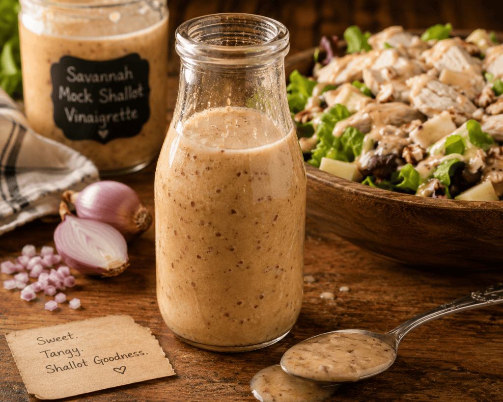 McAlister's Savannah Mock Shallot Vinaigrette in a jar