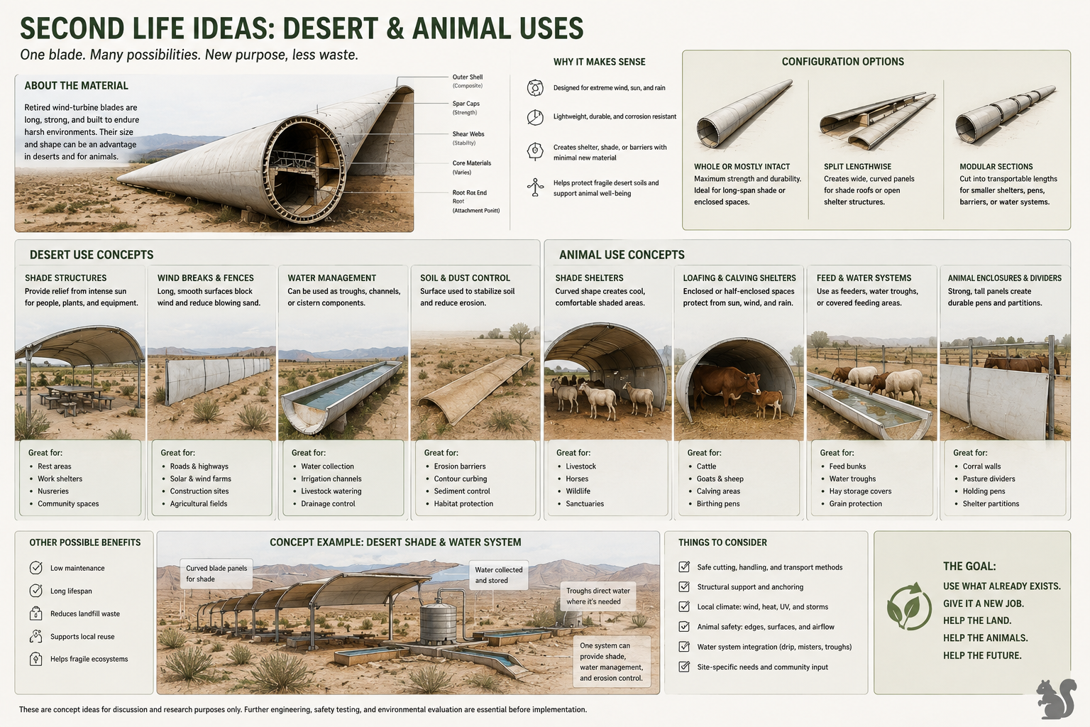 Second Life Ideas: Desert & Animal Uses