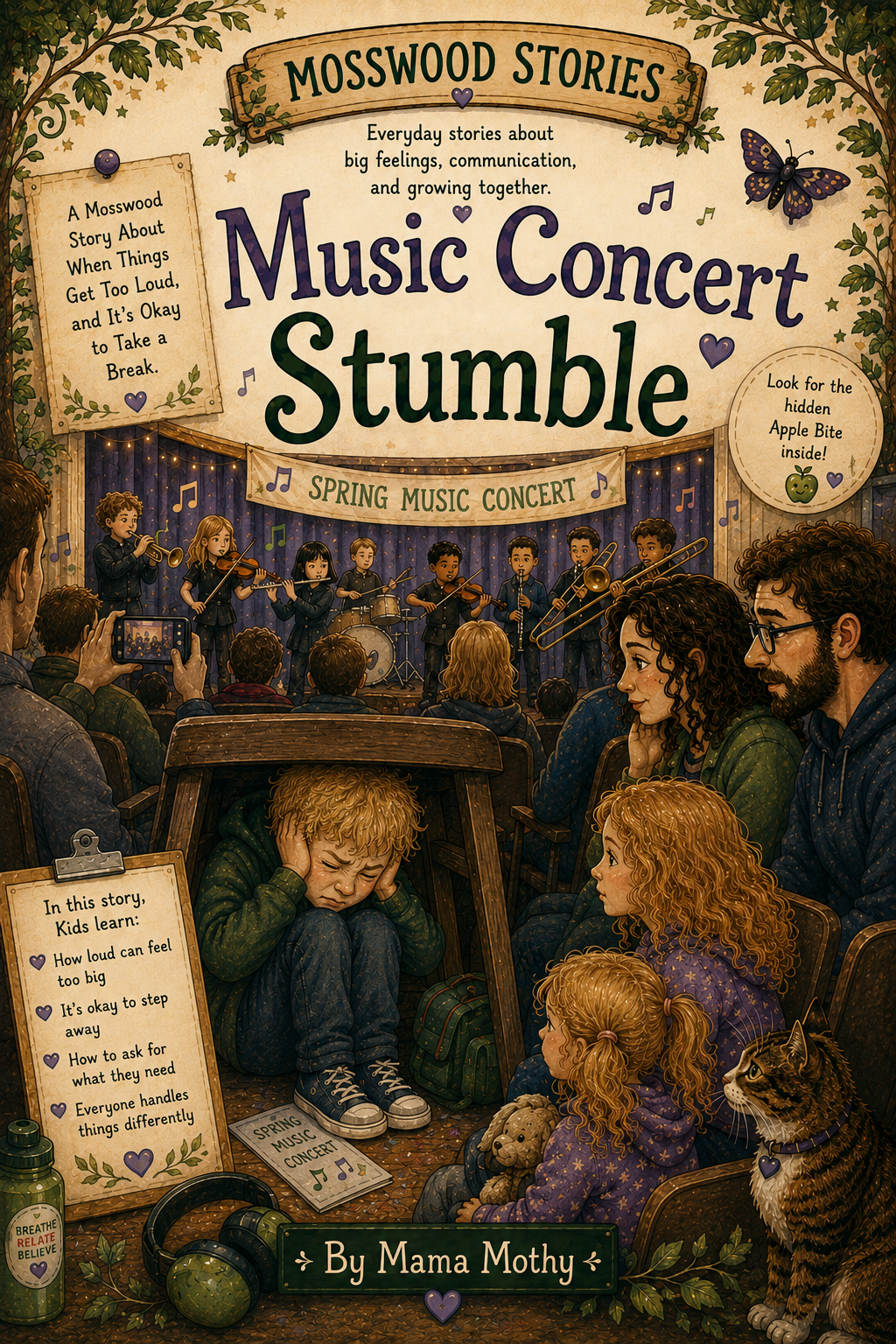 Music Concert Stumble — A Mosswood Story, by Mama Mothy