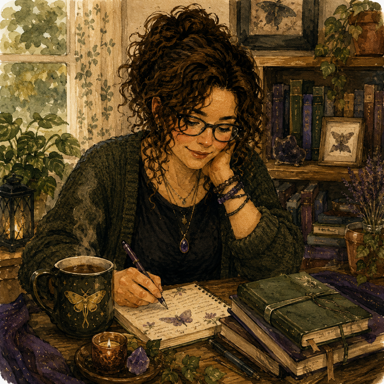 Heather — Mosswood character illustration
