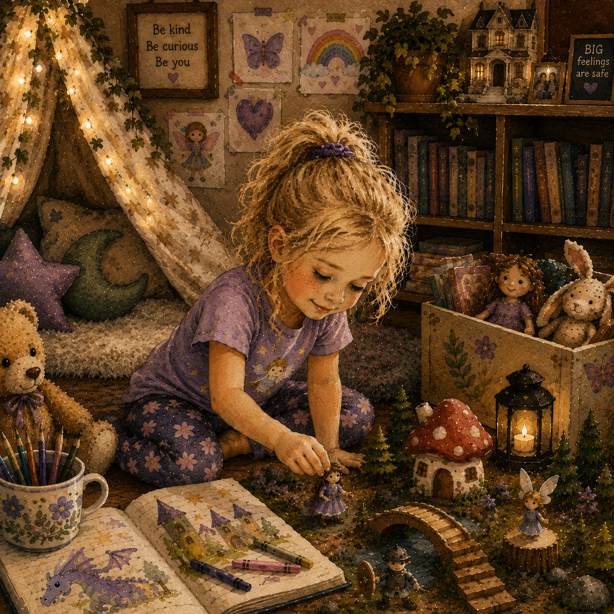 Peyton — Mosswood character illustration