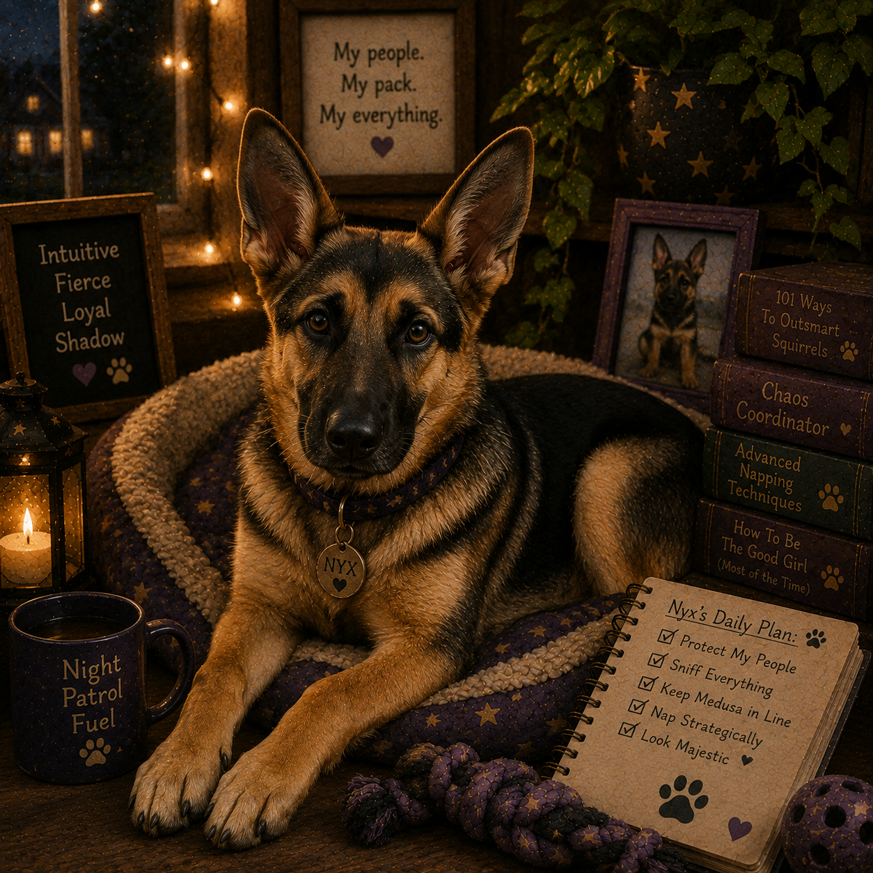 Nyx the dog