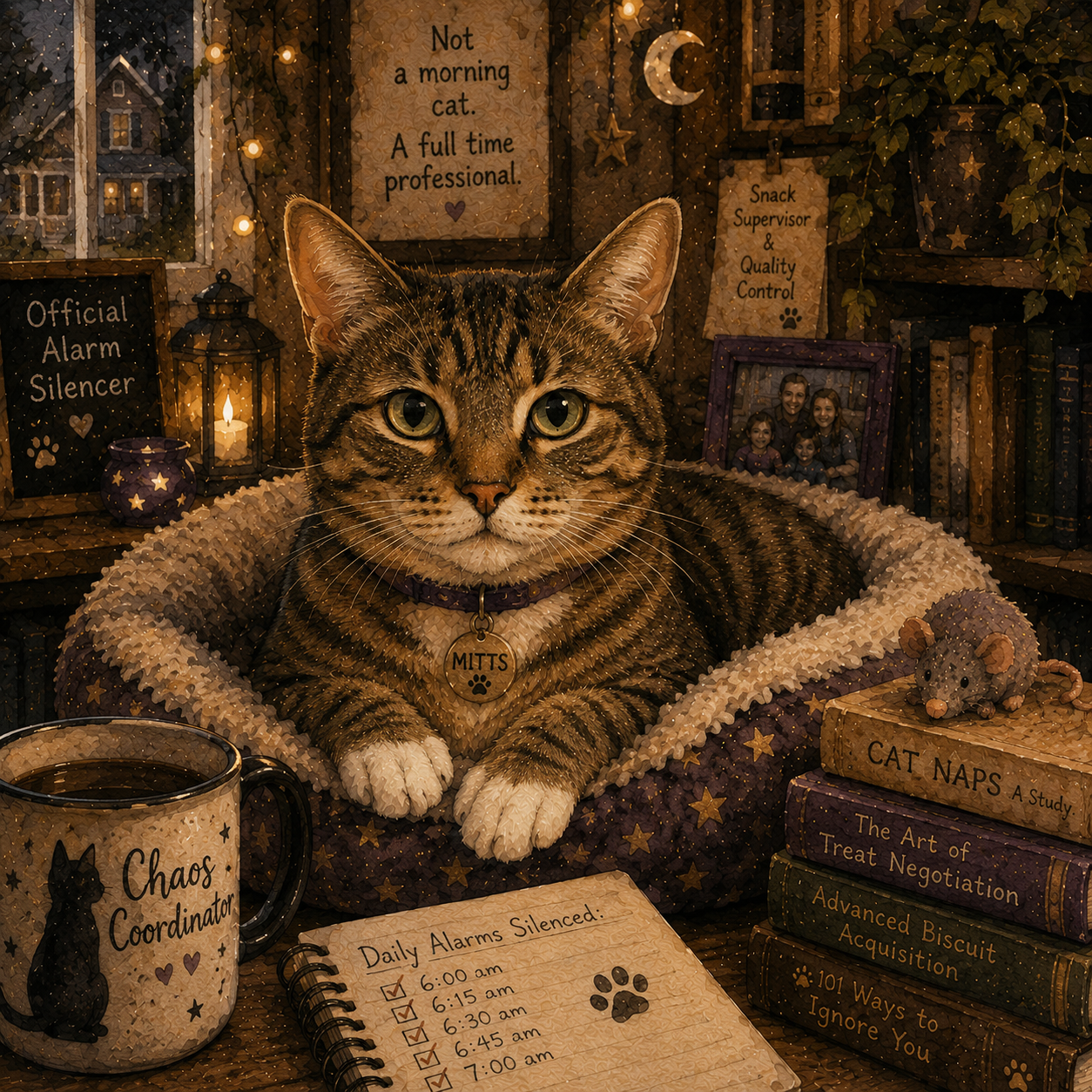 Mitts the cat